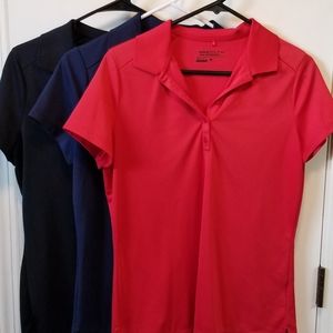 Nike short sleeved womens golf polos